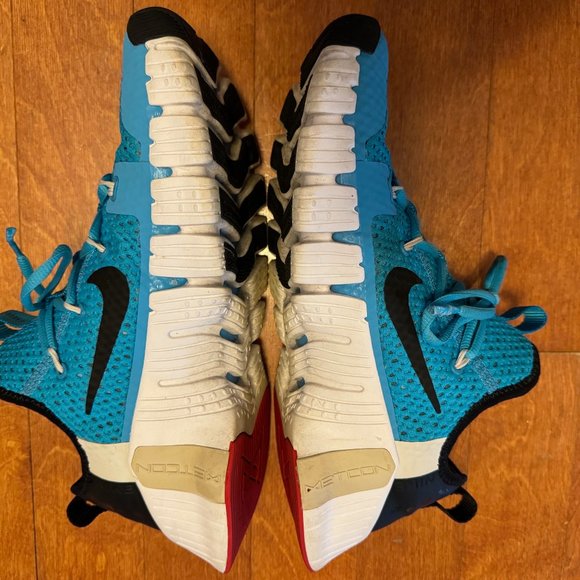 Nike Free Metcon 3 | Light Blue Fury / Black / White | CJ0861-410 | 10.5(m) - Picture 6 of 10